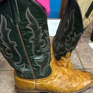 Two-Tone Western Cowboy Boots